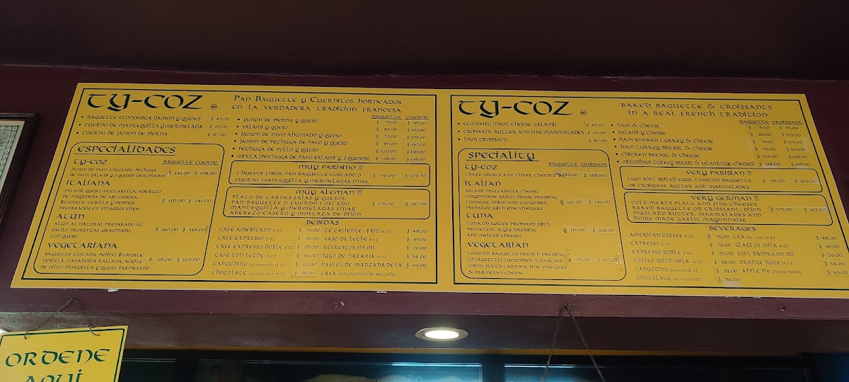 Ty-coz Menu - Image 3